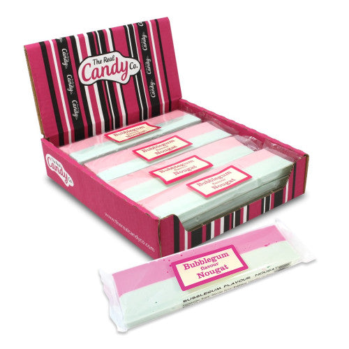 Real Candy Co Bubblegum Nougat Bars 16x130g