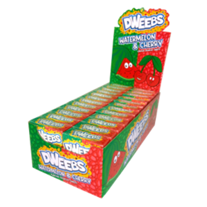 Dweebs Watermelon & Cherry 24x45g