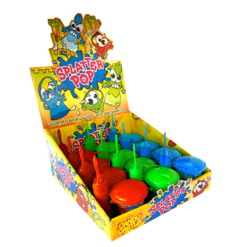 Candy Castle Crew Splatter Pops 12x33g