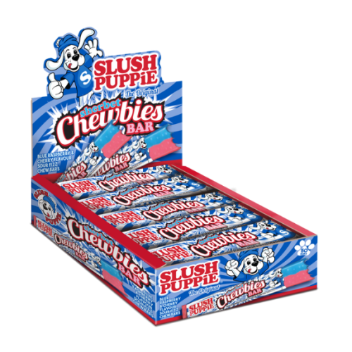 Slush Puppie Chewbies Bar Blue Rasp & Cherry 50x25g