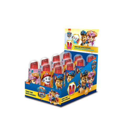 Paw Patrol Push Pops 12x15g