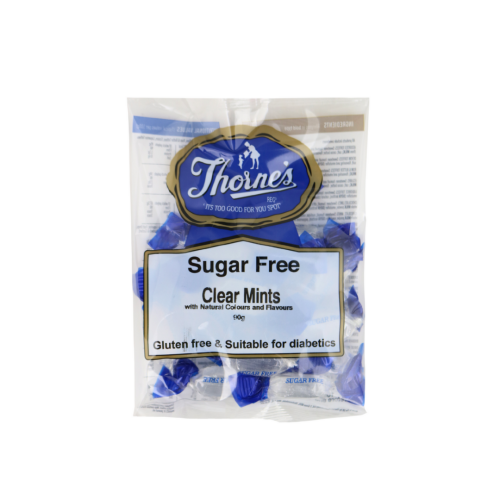 Thornes Sugar Free Clear Mints 12x90g