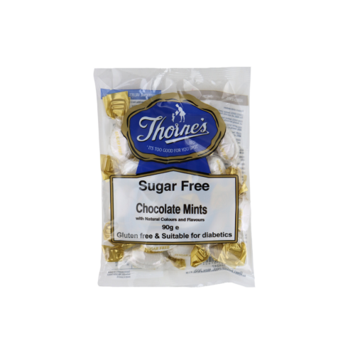 Thornes Sugar Free Choc Mints 12x90g