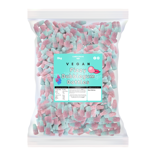 Candycrave Vegan Fizzy Bubblegum Bottles 2kg