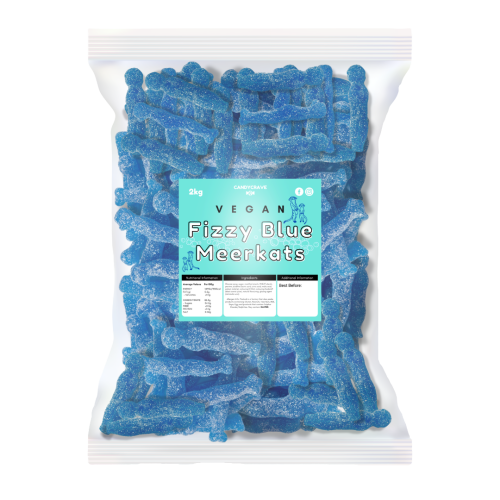 Candycrave Vegan Fizzy Blue Meerkats 2kg