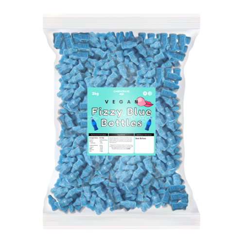 Candycrave Vegan Fizzy Blue Bottles 2kg