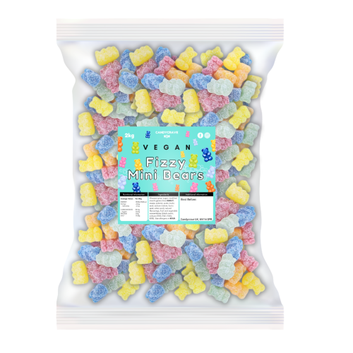 Candycrave Vegan Fizzy Bears 2kg