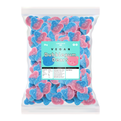 Candycrave Vegan Fizzy Bubblegum Bears 2kg