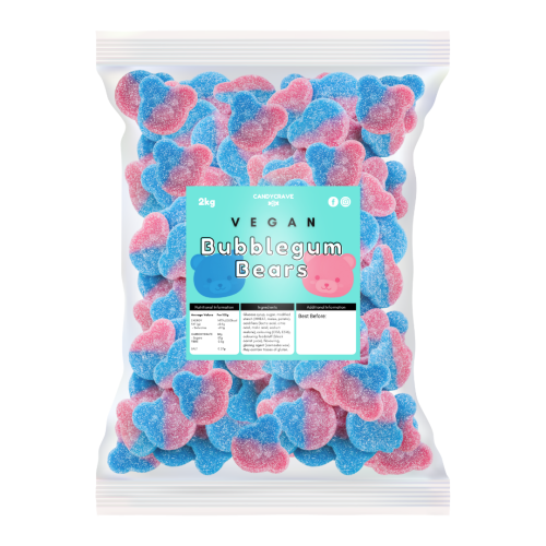 Candycrave Vegan Fizzy Bubblegum Bears 2kg