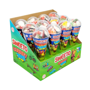 Sweeto Jelly Cornet Toys 12x65g