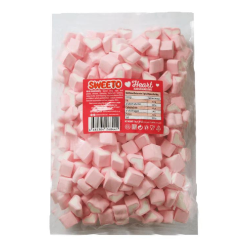 Sweeto Heart Marshmallows 1kg