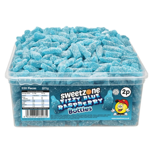 Sweetzone Tub Blue Raspberry Bottles 805g