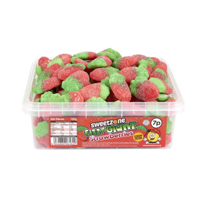 Sweetzone Fizzy Giant Strawberries 700g Tub