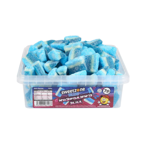 Sweetzone Blue Raspberry Slices 700g Tub