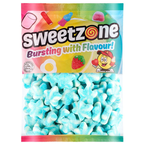 Sweetzone Fizzy Blue Stars 1Kg