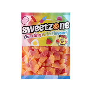 Sweetzone Fizzy Peach Hearts 1kg