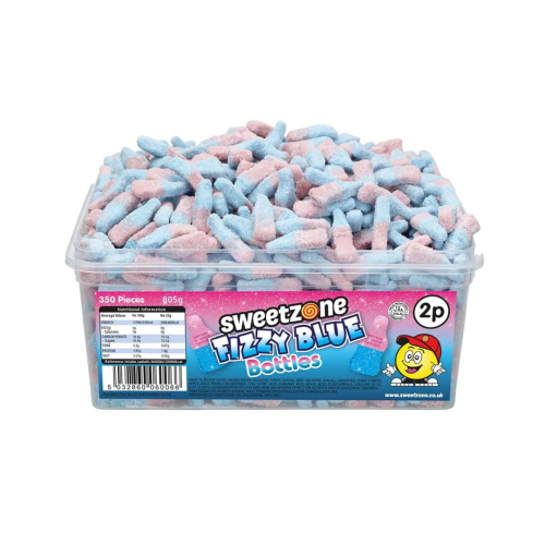 Sweetzone Fizzy Blue Bottles 805g Tub