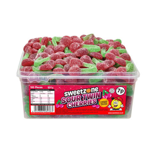 Sweetzone Sour Twin Cherries 800g Tub