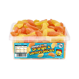 Sweetzone Orange & Lemon Slices 800g Tub