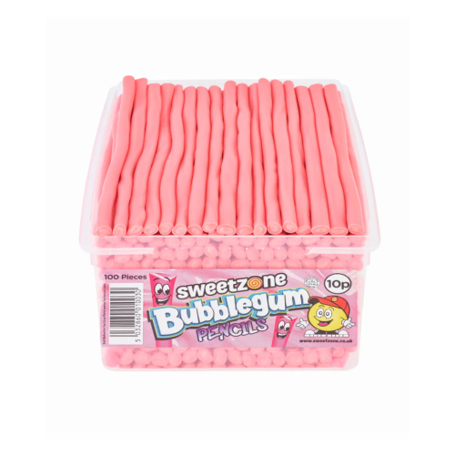 Sweetzone Bubblegum Pencil 100 Count