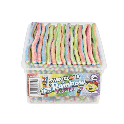 Sweetzone Fizzy Rainbow Pencil 100 Count