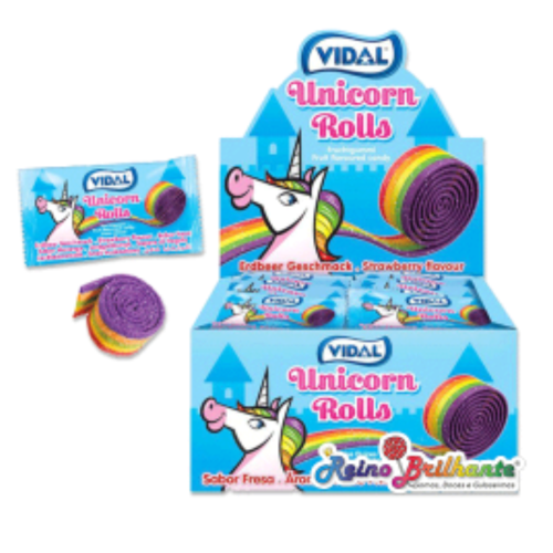 Vidal Unicorn Rolls 24x19g