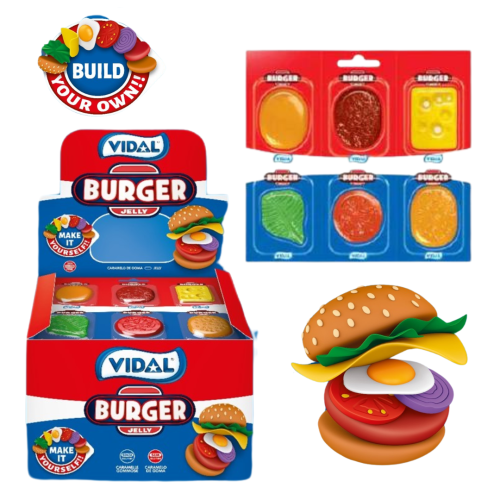 Vidal Burger Jelly 11x66g