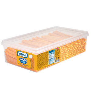 Vidal Sour Peach Pencils Tub 200 Count