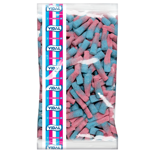 Vidal Medium Fizzy Bubblegum Bottles 3Kg