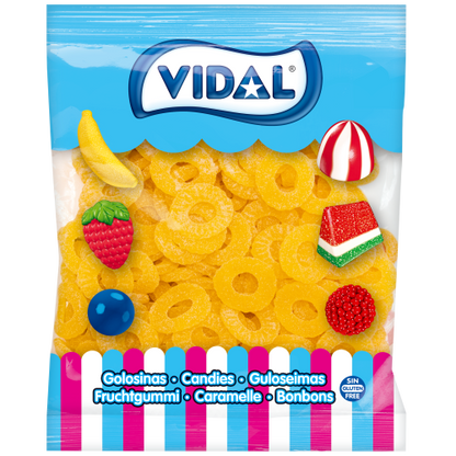 Vidal Pineapple Rings 1.5Kg
