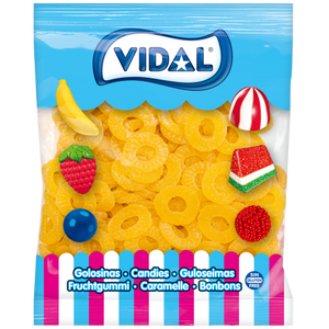 Vidal Pineapple Rings 1.5Kg