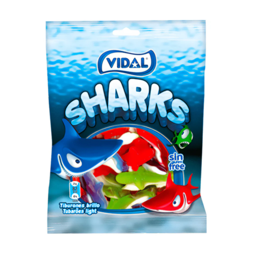 Vidal Jelly Sharks 14x90g