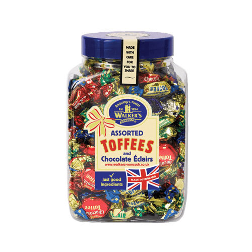 Walkers Assorted Toffee Jars 1.25Kg