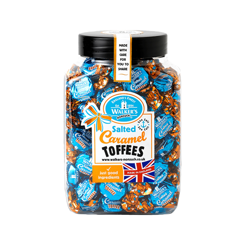 Walkers Salted Caramel Toffee Jar 1.25Kg