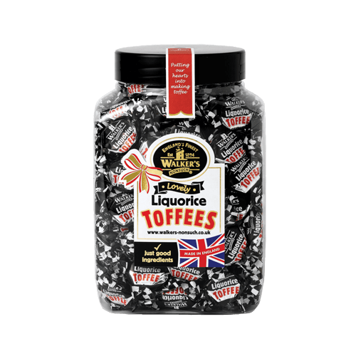 Walkers Liquorice Toffee Jar 1.25Kg