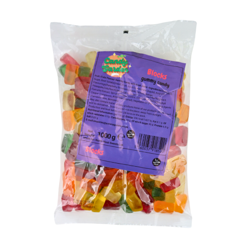 Yummy Gummy Garden Blocks 1kg