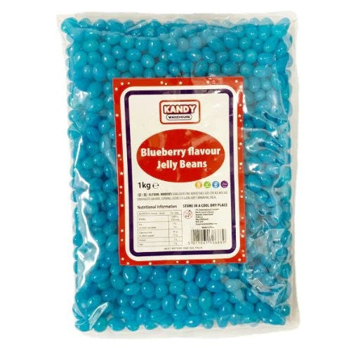 Blueberry Single Colour Jelly Beans 1kg