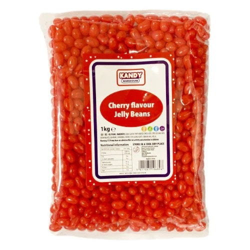 Zed Candy Cherry Single Colour Jelly Beans 1kg