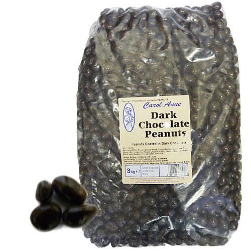 Dark Chocolate Coated Peanuts (CAROL ANNE) 3KG