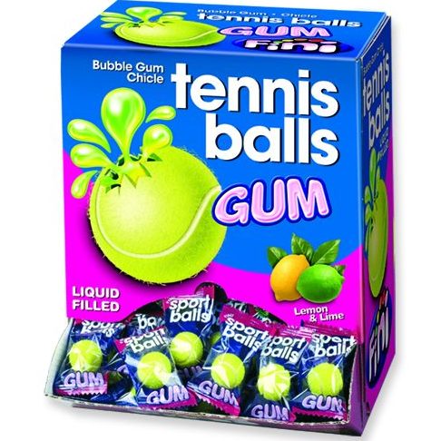 Tennis Balls Bubblegums (FINI) 200 Count