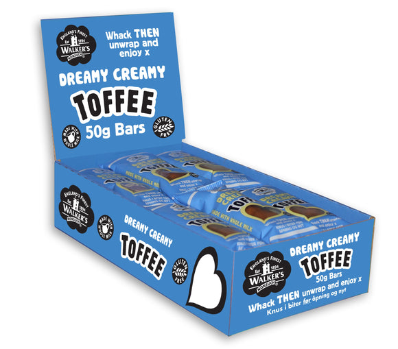 Original Creamy Toffee Pocket Bars (WALKERS) 24 Count