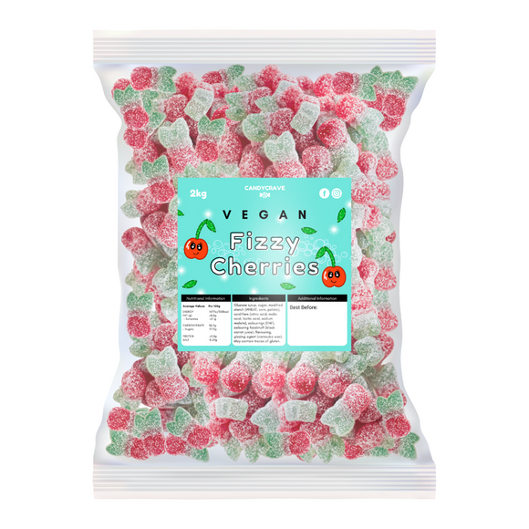 Vegan Fizzy Cherries (CANDYCRAVE) 2KG