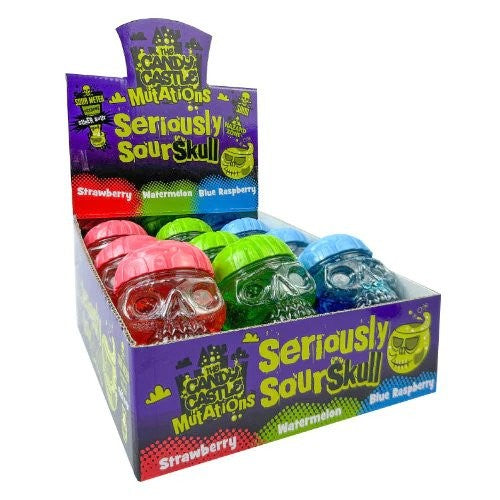 The Candy Castle Mutations Seriously Sour Skull Gel 9 Count