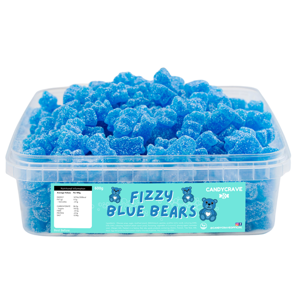 Fizzy Blue Bears Tub 600G