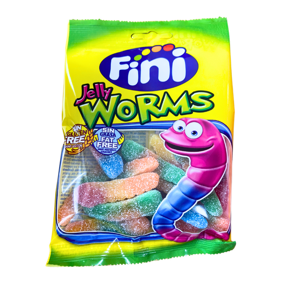 Halal Fizzy Worms (FINI) 12X75G