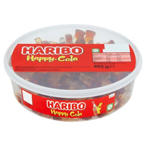 Happy Cola Bottles Tub (HARIBO) 492G